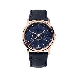 CLASSICS BUSINESS TIMER 40 MM, GENTS, NAVY DIAL, A