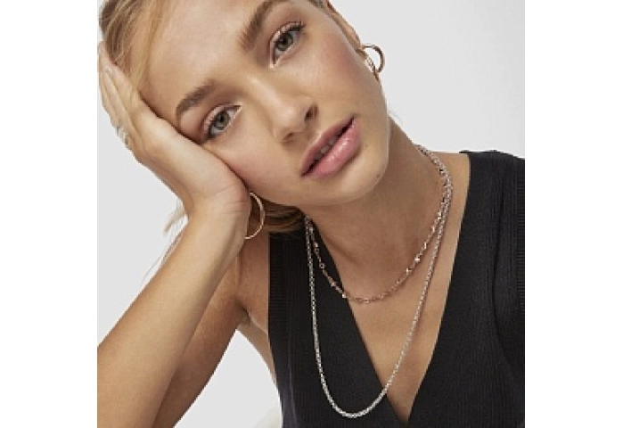 SILVER CHOKER 60CM
