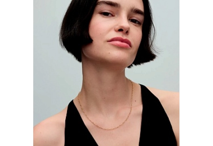 Heart 14k gold-plated collier