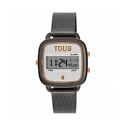 WATCH S.STEEL IP GREY IP ROSE MESH STRAP