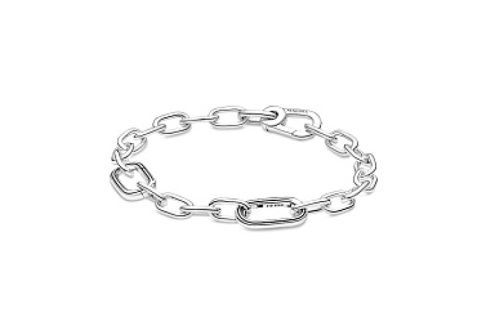 Sterling silver small link bracelet