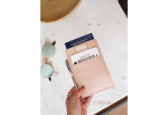 Blush Pink Passport Sleeve 