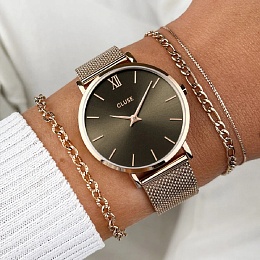 Minuit Mesh, Grey, Rose Gold Colour