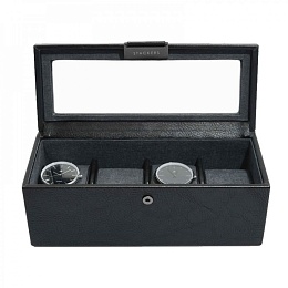 Black 4pc Watch Box 