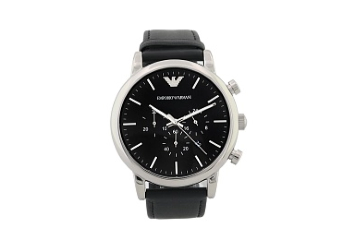 ANALOG WATCH 0 JWL SS LEATHER STRAP
