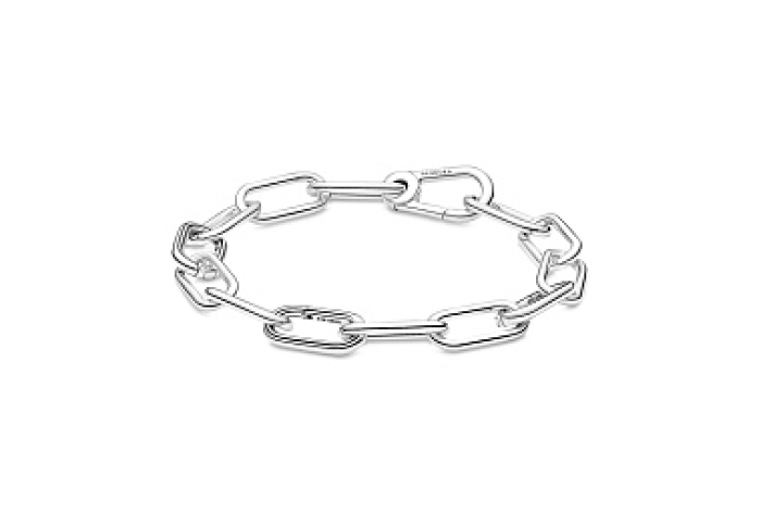 Sterling silver medium link bracelet