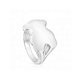 SILVER RING BEAR 17.5MM N12