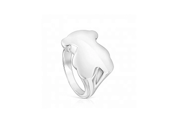 SILVER RING BEAR 17.5MM N12