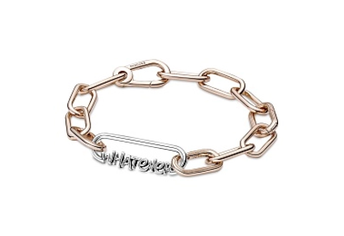 Whatever script sterling silver word link /799675C00