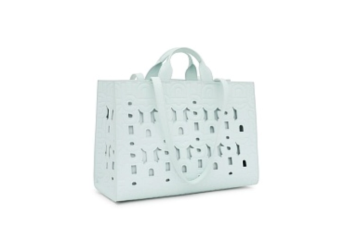 PU.POL,SHOPPER XL. T MANIF CUT BLUE C
