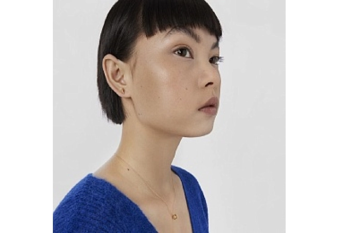 18KT GOLD EARRINGS 10MM