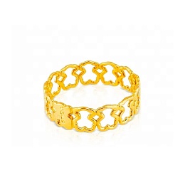 18KT GOLD RING BEARS N14