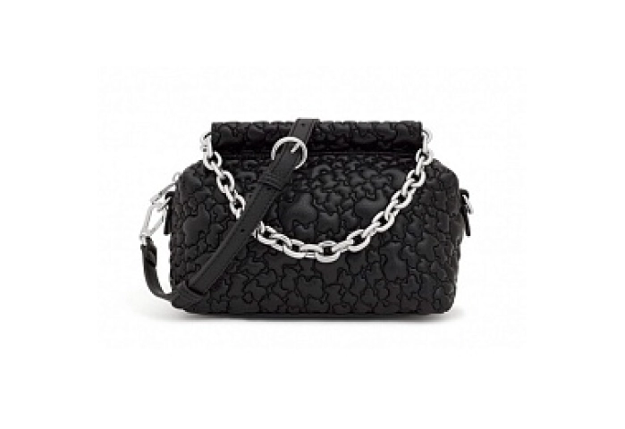 PU.COT,HANDBAG S T JANE PUFFY BEAR BLACK