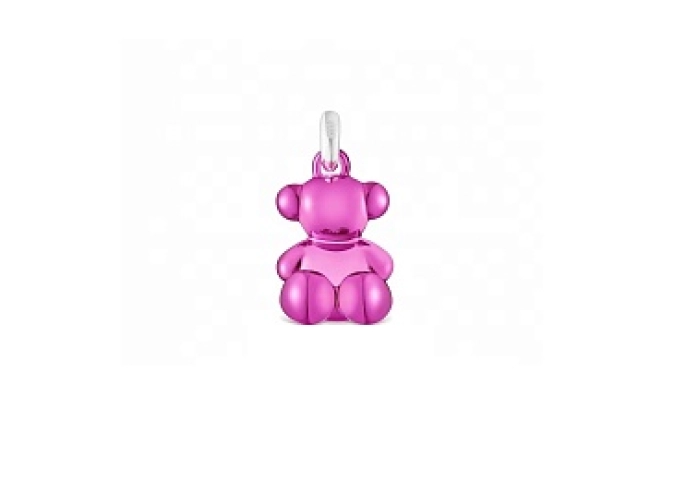 PENDANT STEEL PINK COATING/SILVER 16MM