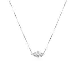 Silver Pavé Sparkle Necklace