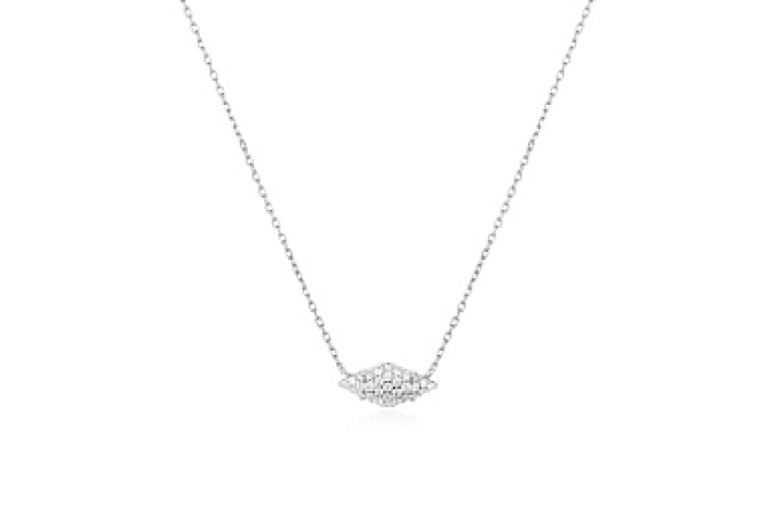 Silver Pavé Sparkle Necklace