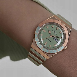 Q Dolce Vita Rose Gold-tone Case Pink Dial Rose Go