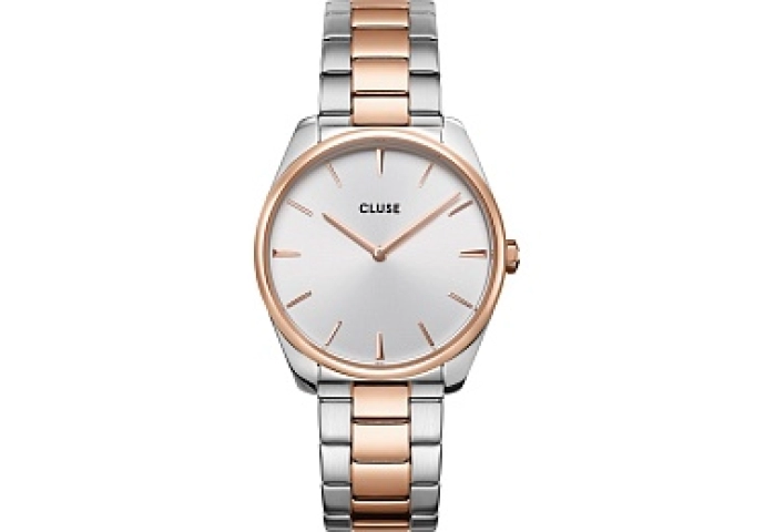 Féroce Steel, White, Rose Gold/Silver Colour