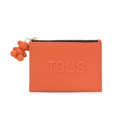 PU.COT,COINPURSE-CARD LARUE NEW ORANGE