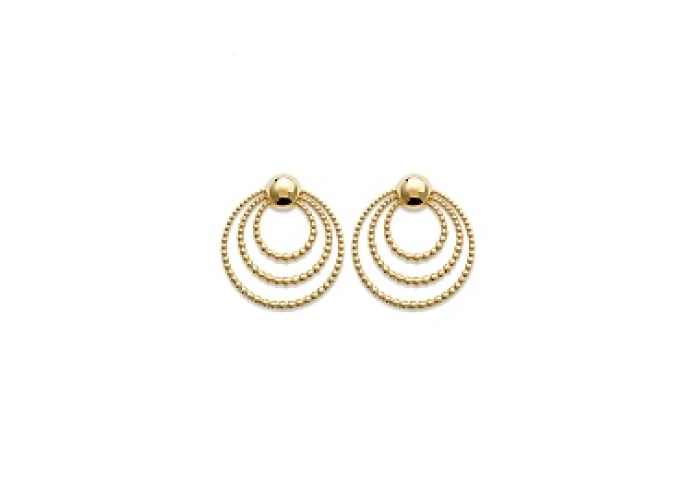 EARRINGS 18 KT GOLD PLATED