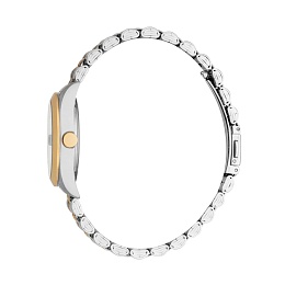 ESPRIT Women Watch, Two Tone Silver & Gold Color Case, White MOP Dial, Two Tone Silver & Gold Color 