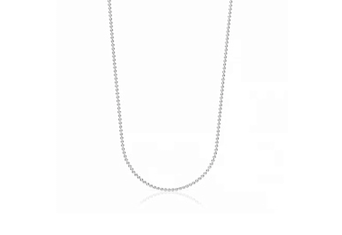 SILVER CHOKER 1,80MM BALLS 50-55/60CM
