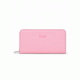 PU.COT,WALLET M NEW DORP PINK