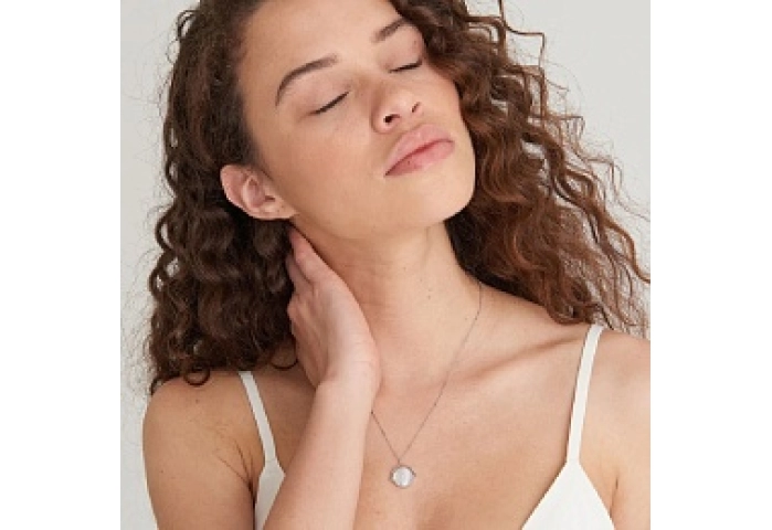 Sunbeam Emblem Silver Necklace
