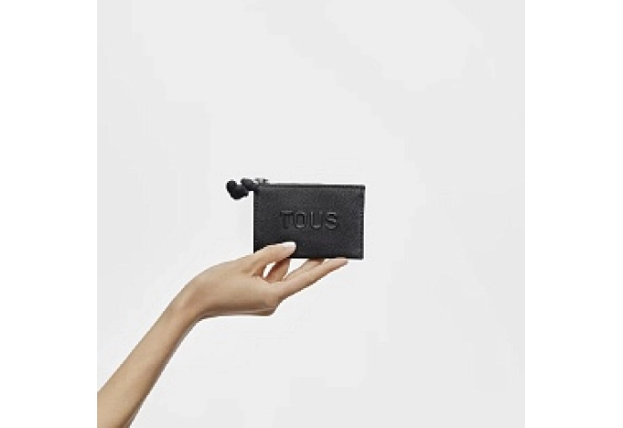 PU.COT,COINPURSE-CARD LARUE NEW BLACK