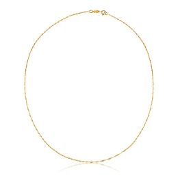 18KT GOLD CHOKER CHAIN 45CM