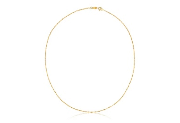 18KT GOLD CHOKER CHAIN 45CM