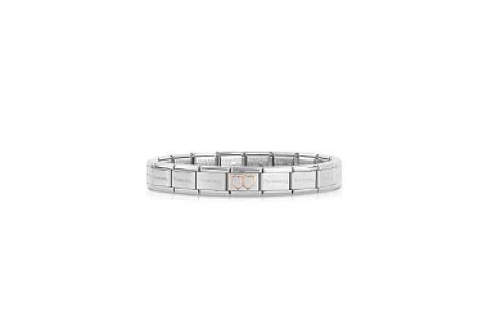 Composable Classic SIMBOLI acciaio  Doppi cuori
