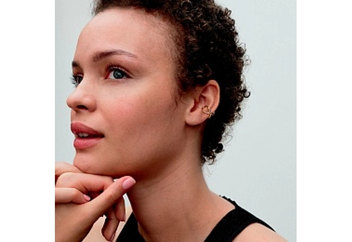 14k Gold-plated cuff earring