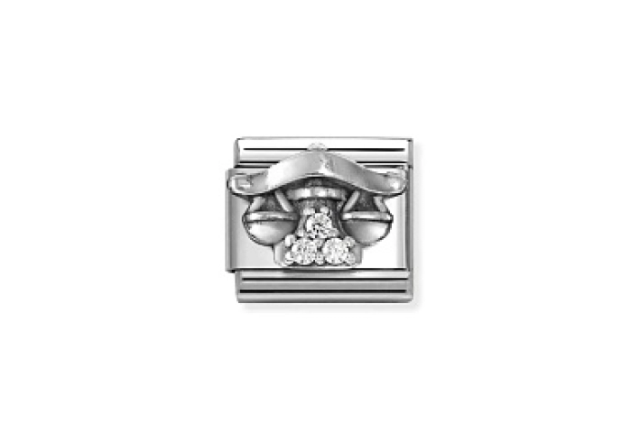 Composable Classic ZODIACO RELIEF acciaioBilancia