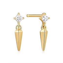 SPARKLE SPIKE STUD EARRINGS