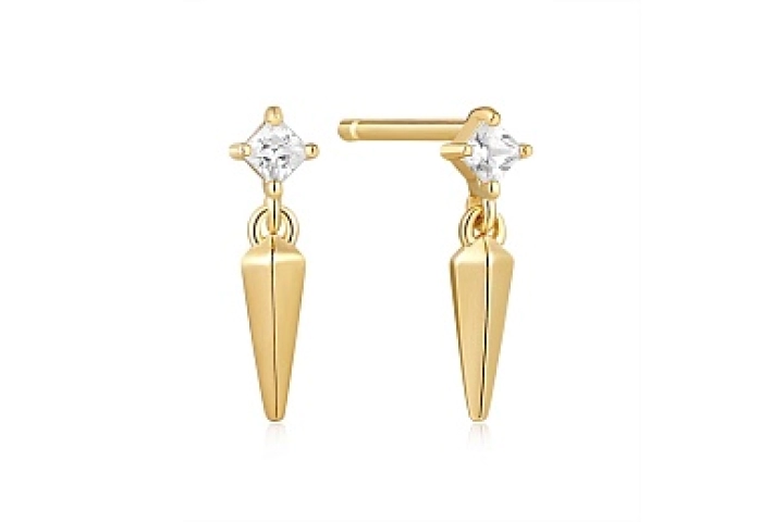 SPARKLE SPIKE STUD EARRINGS
