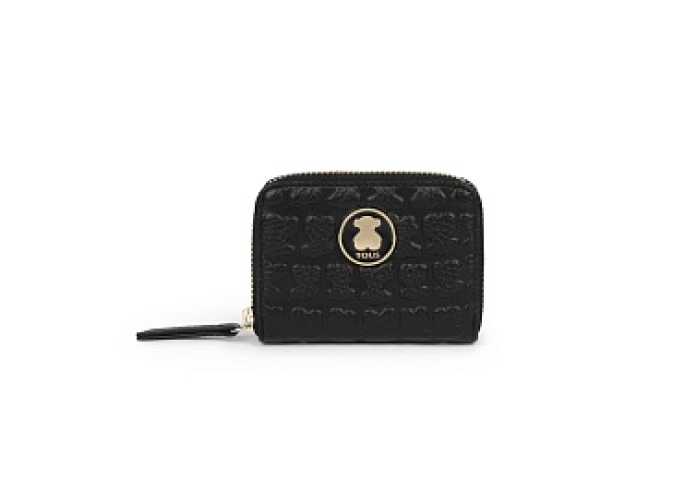 C.LEATHER,PURSE M.,SHERTON,BLACK
