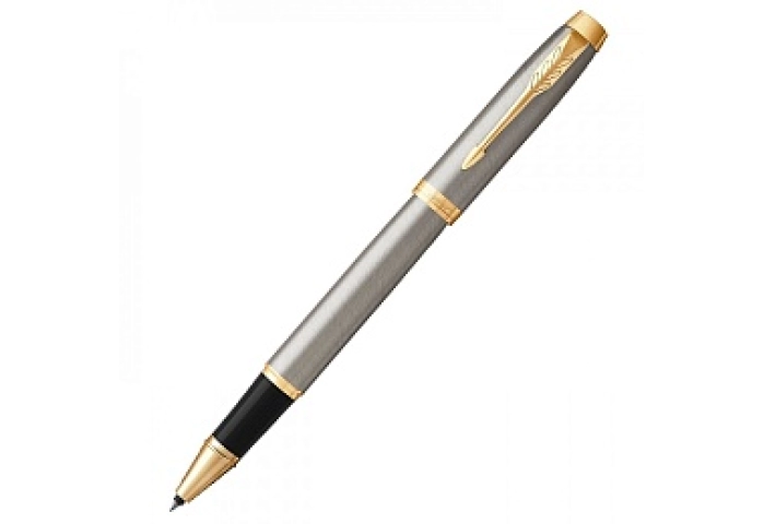 Ручка-роллер Parker &quot;IM Brushed Metal GT&quot; черная, 