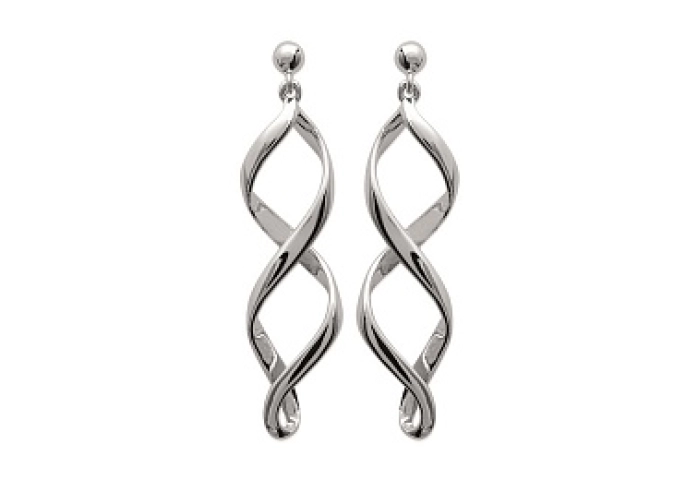 EARRINGSRHODIUM PLATEDSILVER 925
