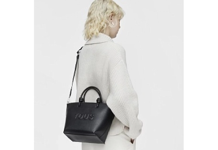 PU.COT,HANDBAG S.LARUE NEW BLACK