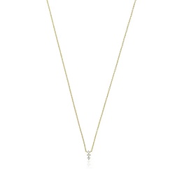 18KT GOLD CHOKER 0.07CT H/SI DIAM 45CM