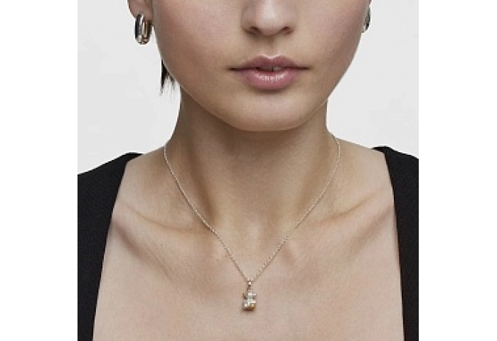 SILVER GOLD PLATED PENDANT 2 TONE 11MM
