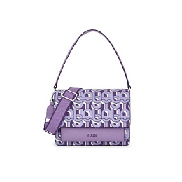 PVC.PU.COT,HANDBAG M. T MANIFESTO MAUVE