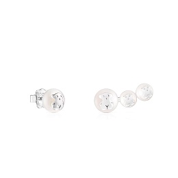 SILVER EARRINGS CULTURED PEARLS