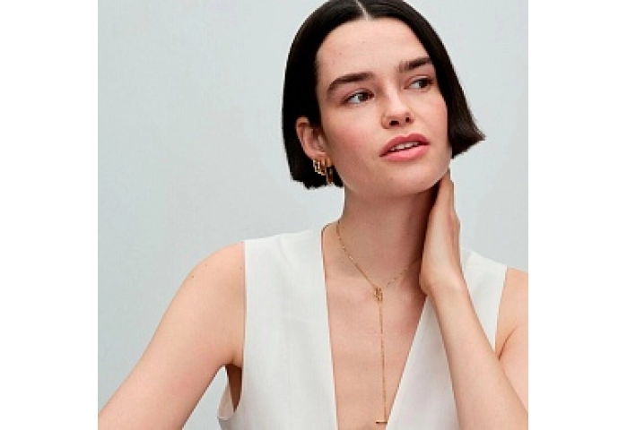 14k Gold-plated hoop earrings