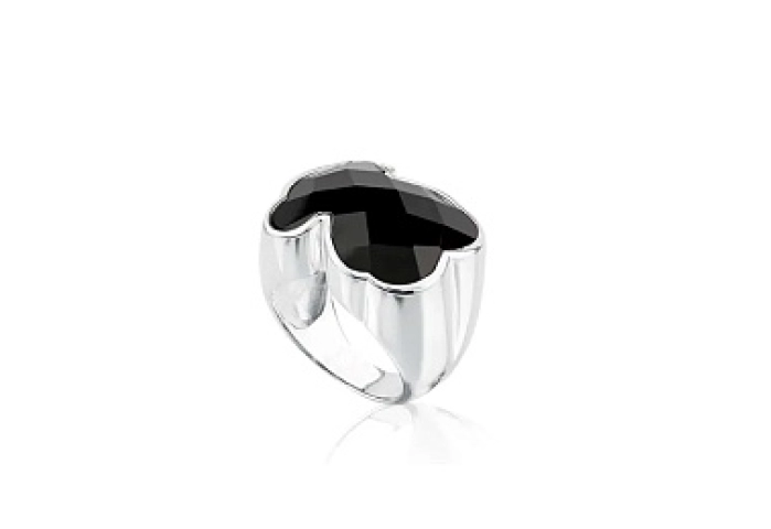 SILVER RING ONIX 13X10MM Nº14 GEMSTONES