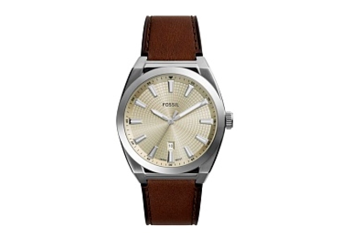ANALOG WATCH 0 JWL SS LEATHER STRAP