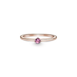 Pandora Rose ring with phlox pink crystal /189259C03-52