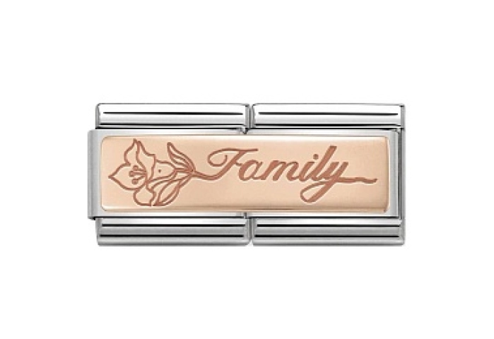 Composable DOUBLE Classic ENGRAVED acciaioFamily c