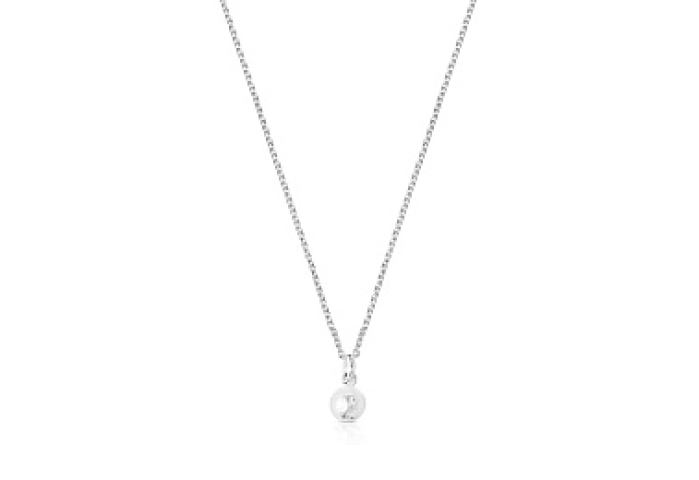 SILVER PENDANT CULTURED PEARL 45CM